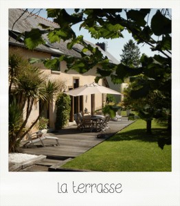 La Peuterne : Extérieur terrasse
